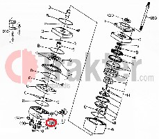 MOLLA VOLANTE IDRAULICO ORIGINAL KUBOTA 35080-40870