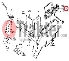 COMANDO IDRAULICO ORIGINAL KUBOTA t1062-32604 t1062-32607