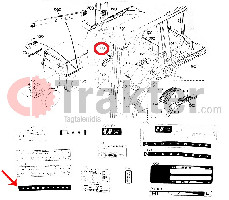 ADESIVO COMANDO IDRAULICO ORIGINAL KUBOTA 34070-49370