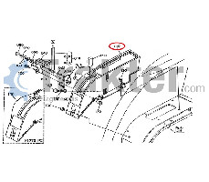 HYDRAULISCHER JOYSTICK DECKEL ORIGINAL KUBOTA t1060-47600