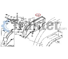 COMANDO IDRAULICO COPERCHIO ORIGINAL KUBOTA T1060-47600