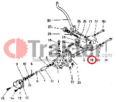 CUBIERTA DE MANDO HIDRÁULICO LEVY KUBOTA ORIGINAL 66591-36430 66591-36433 66591-36434