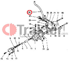 HYDRAULIC JOYSTICK LEVY ORIGINAL KUBOTA 66711-36250
