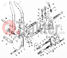 HYDRAULIC JOYSTICK BALL ORIGINAL KUBOTA 07715-00803
