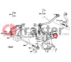SNODO DIFFERENZIALE ANTERIORE ORIGINAL KUBOTA 67221-56412