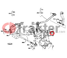 SNODO DIFFERENZIALE ANTERIORE ORIGINAL KUBOTA 67221-56412